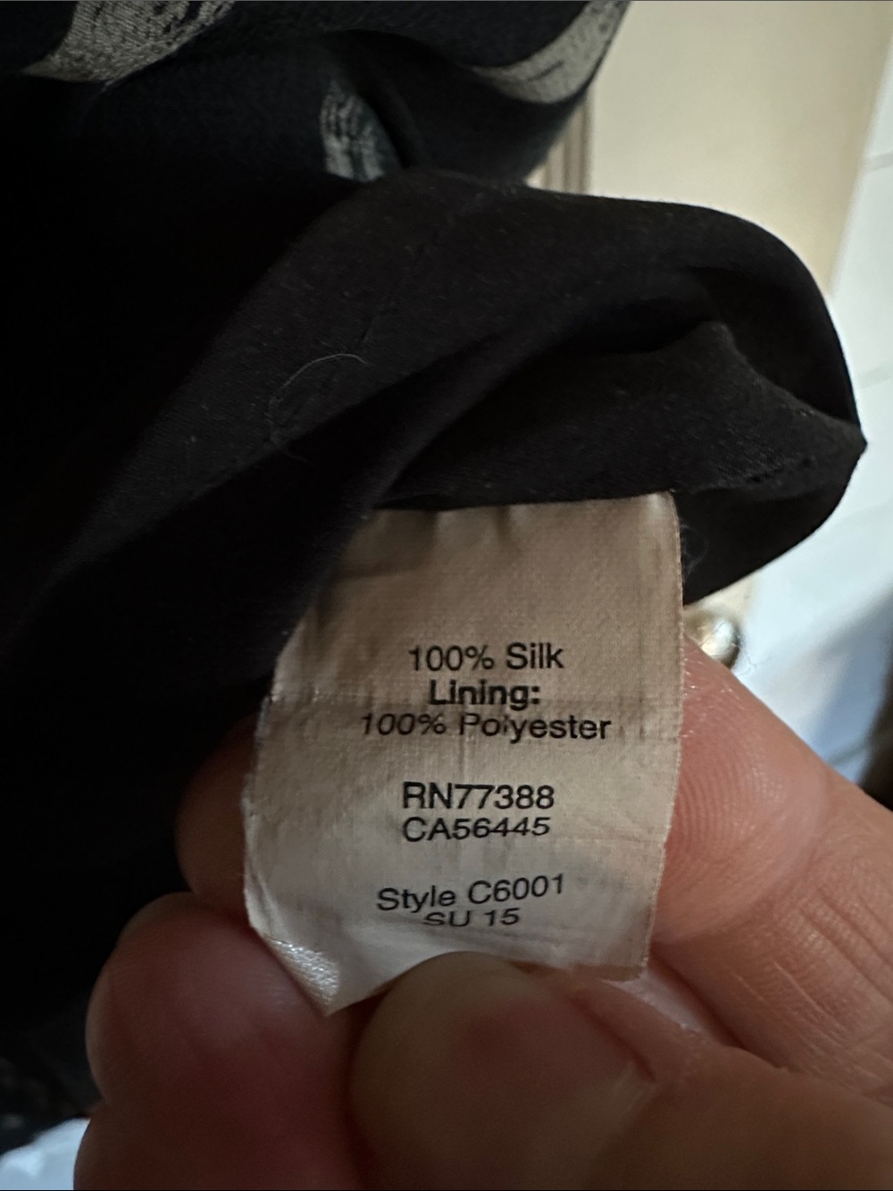 Madewell Black Silk Maxi Dress - Picture 5 of 5